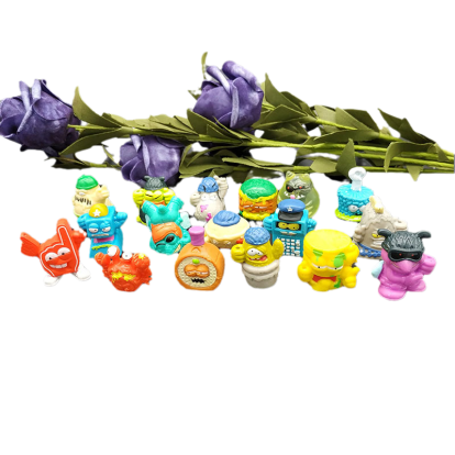 The Grossery. Gang Toys Soft Figure 10Pcs Multi-Colored describe picture