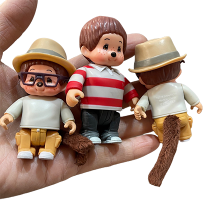 Monchhichi Doll Action Figure Random Style Joint Dolls Model Toy 1 PCS Product description image