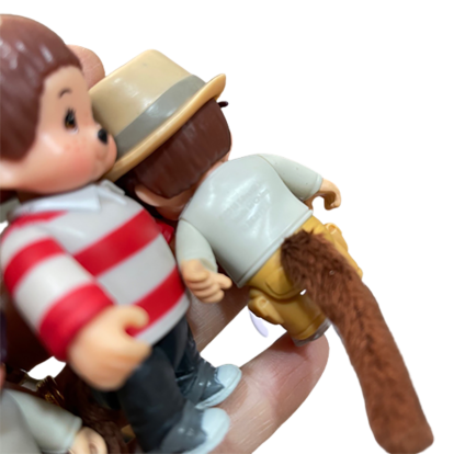 Monchhichi Doll Action Figure Random Style Joint Dolls Model Toy 1 PCS Product description image