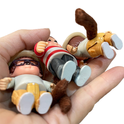 Monchhichi Doll Action Figure Random Style Joint Dolls Model Toy 1 PCS Product description image