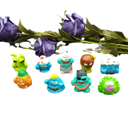 The Grossery. Gang Toys Soft Figure 10Pcs Multi-Colored describe picture