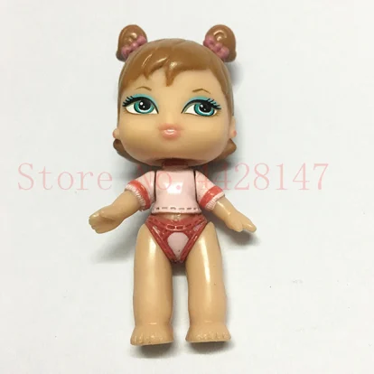 Bratz Babyz Joint Doll Yasmin Original Small Doll Girls Toys 6.5cm 3 PCS describe image