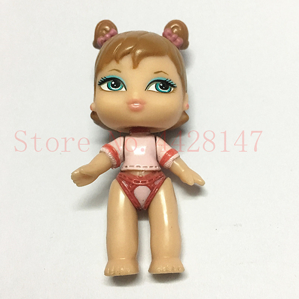 Bratz Babyz Joint Doll Yasmin Original Small Doll Girls Toys 6.5cm 3 PCS describe image