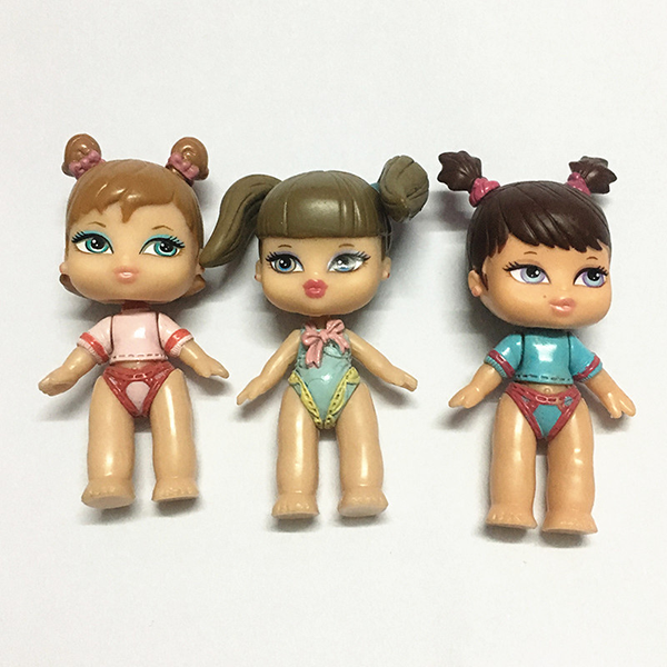 Bratz Babyz Joint Doll Yasmin Original Small Doll Girls Toys 6.5cm 3 PCS describe image